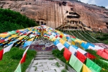 Tavatimsa Grottoes, Mati Si, Gansu Province, China