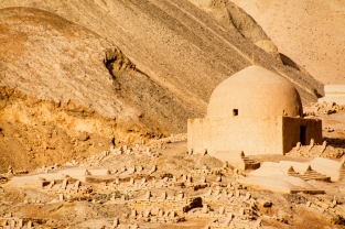 Mausoleums near Tuyoq, Turpan, Xinjiang Province, China